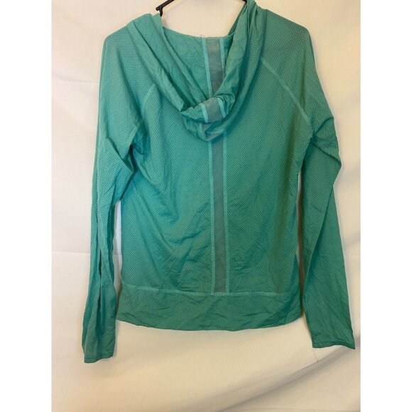 SOYBU WOMENS SIZE MEDIUM LIGHTWEIGHT TRACK JACKET ZIP UP GREEN - Picture 2 of 2
